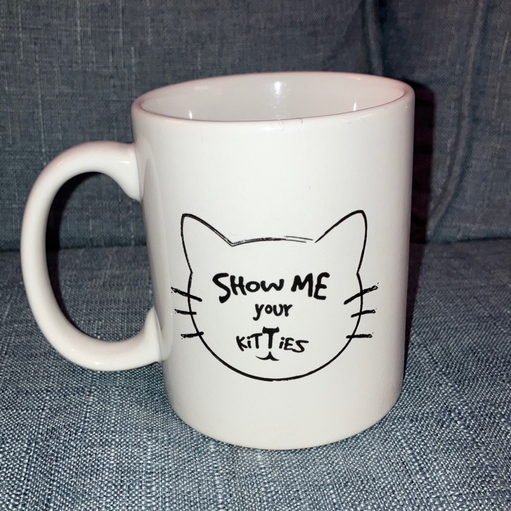 Show me your kitties Cat lovers mug EUC